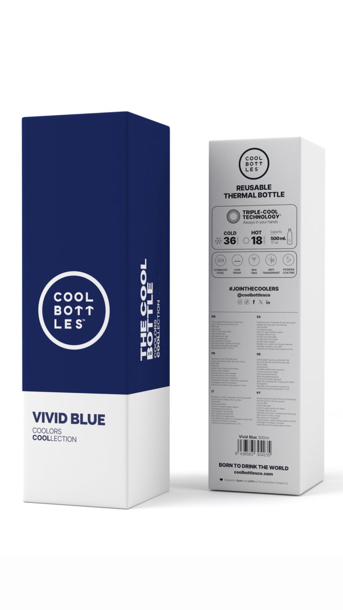 Botella Cool Bottle 500 ml Vivid Blue
