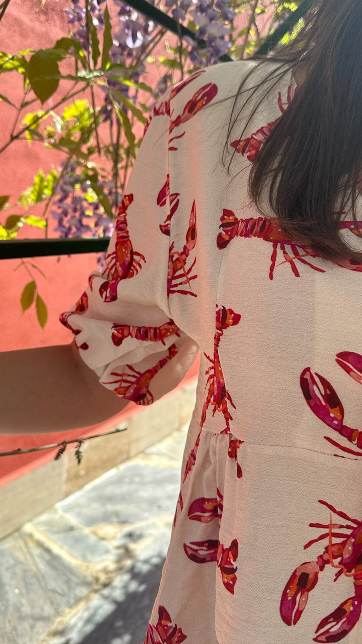 Camisa coquette Lobster