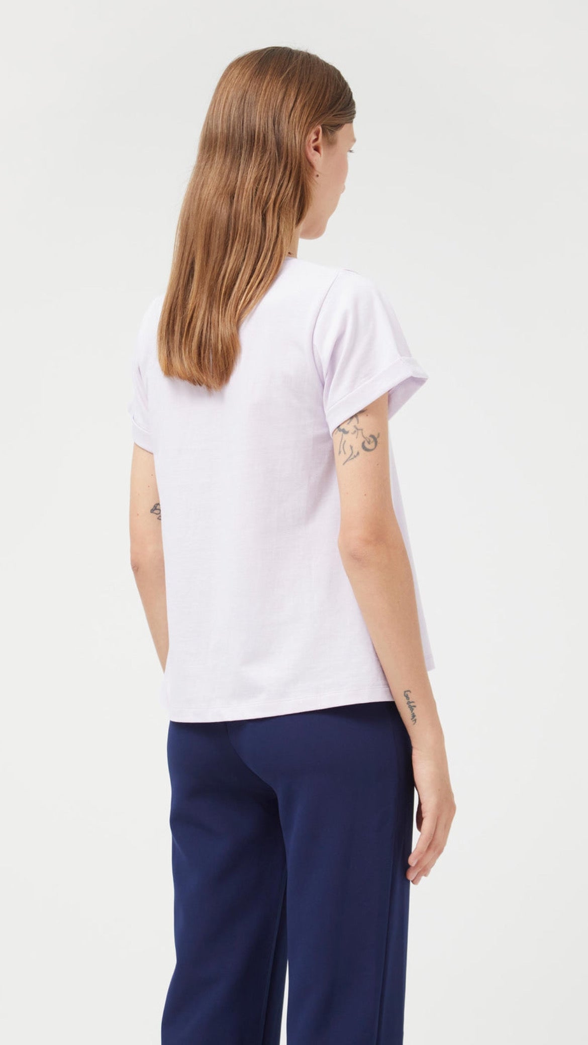 Camiseta pimiento lila