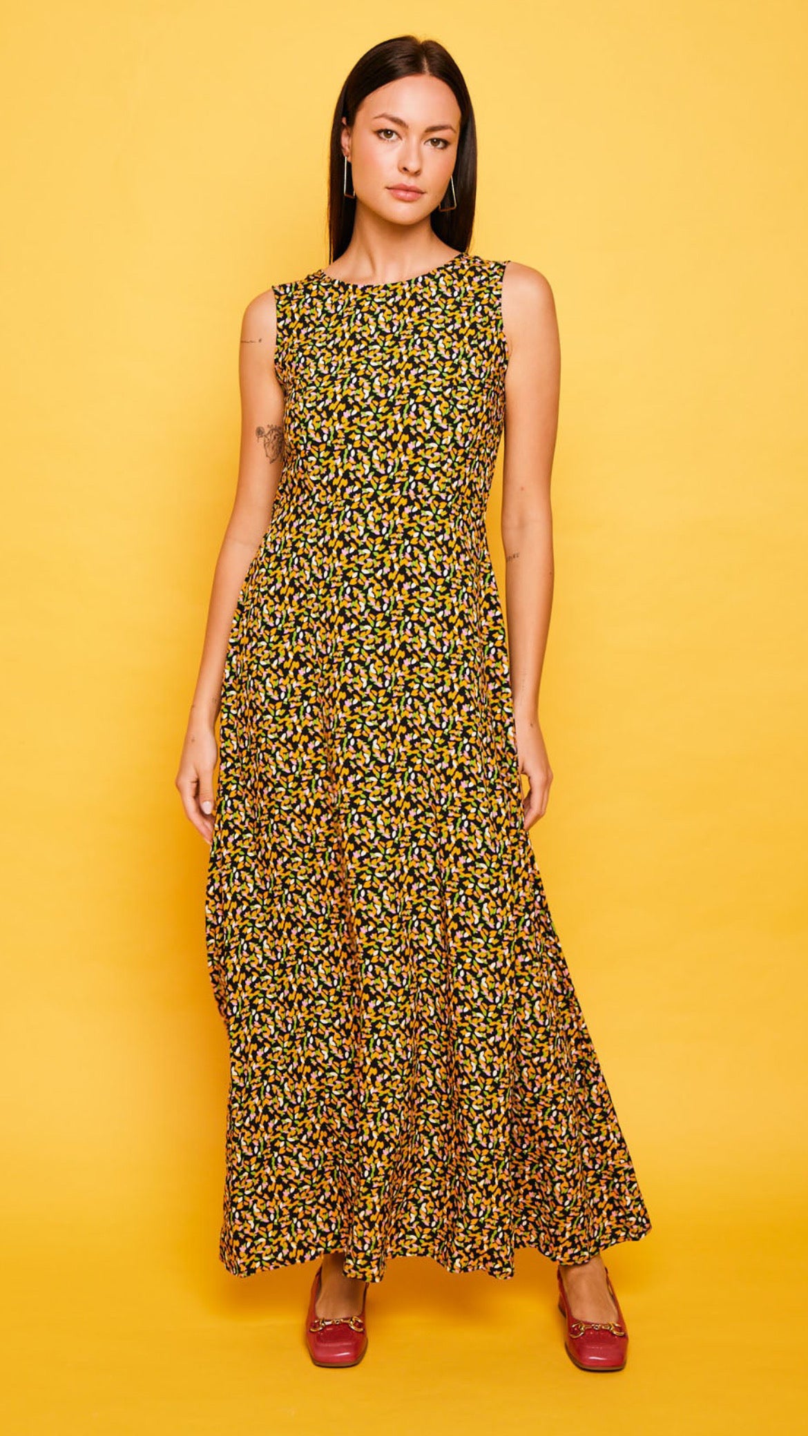 Vestido Comillas Negro