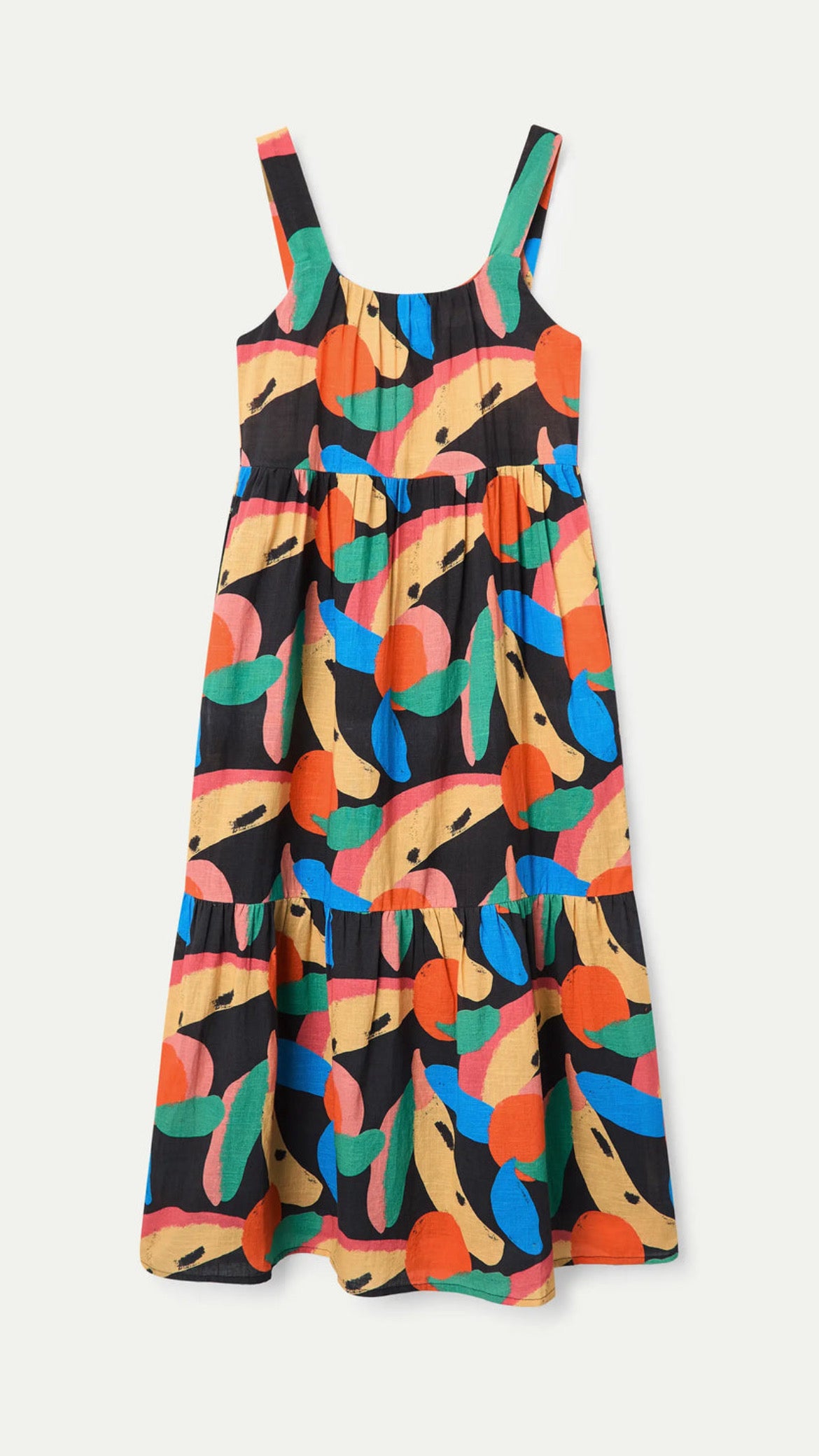 Vestido largo con estampado Tutti Frutti Big