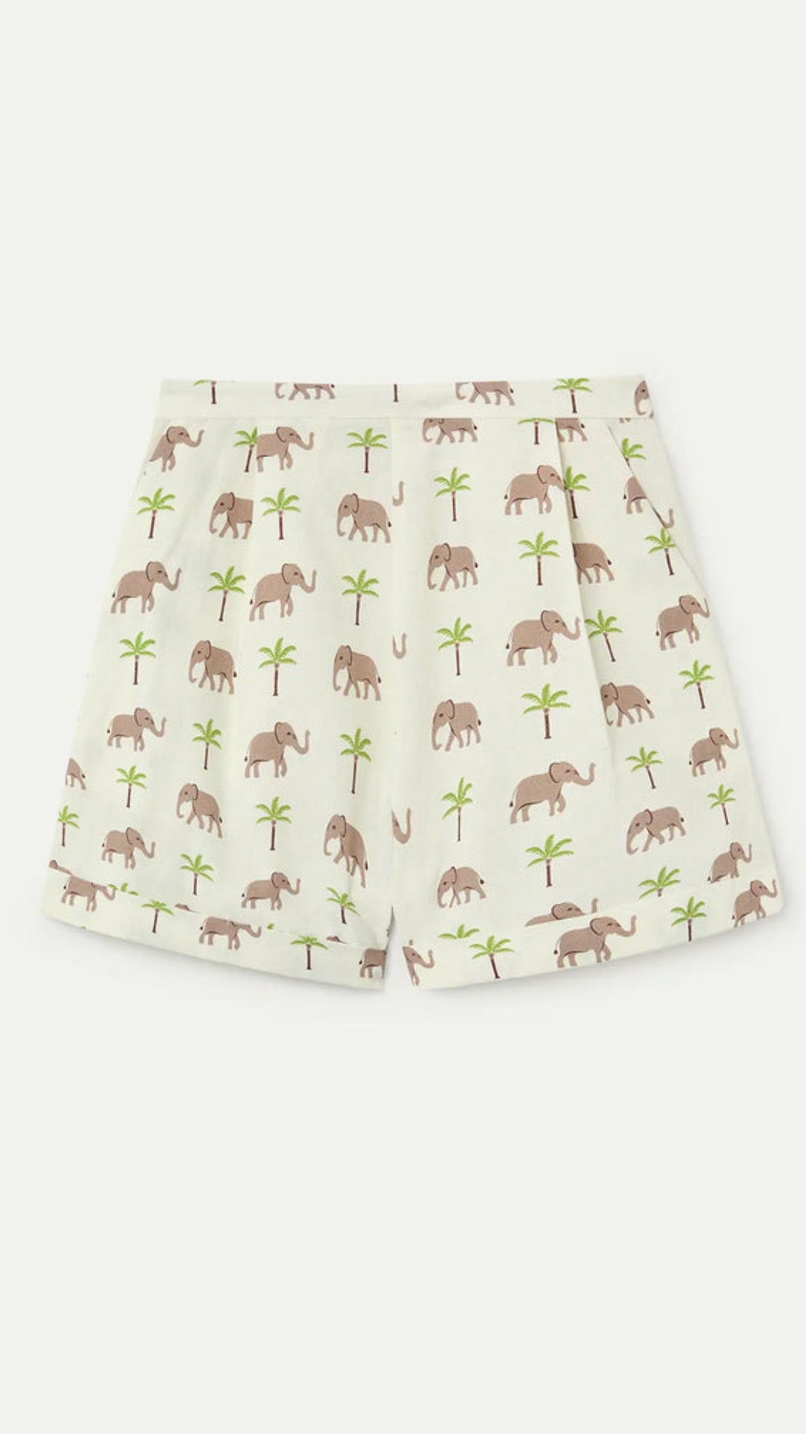 Shorts con estampado Elefante