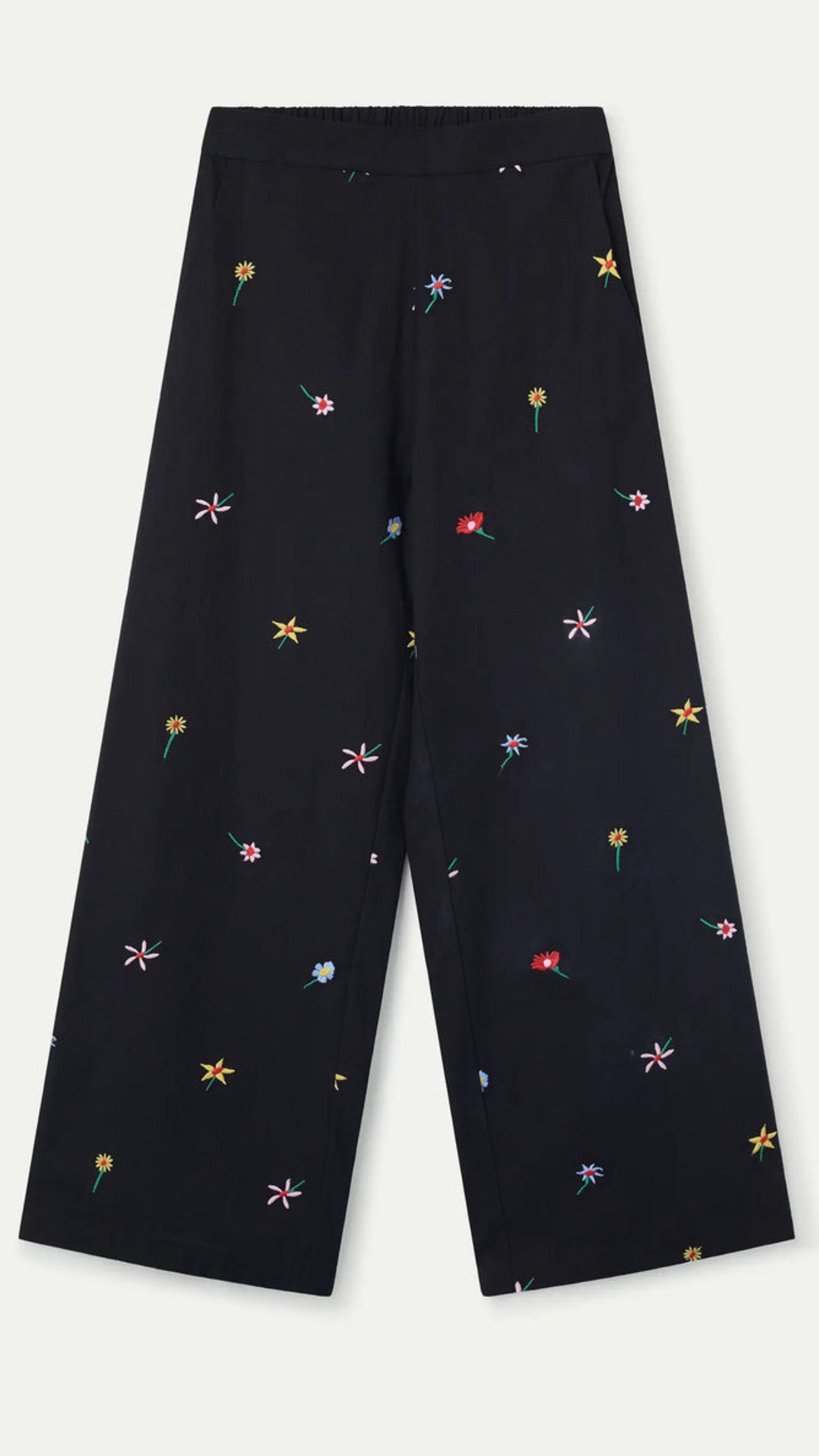 Pantalón con estampado Black Gardener Flowers