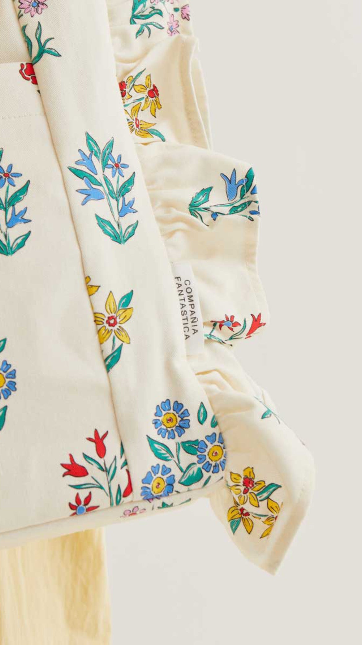 Bolso acolchado con estampado Gardener