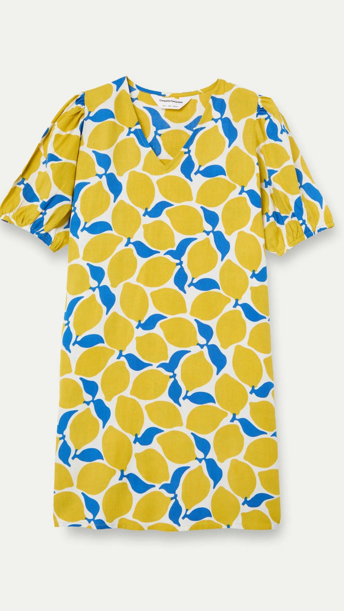 Vestido corto estampado Limoncello