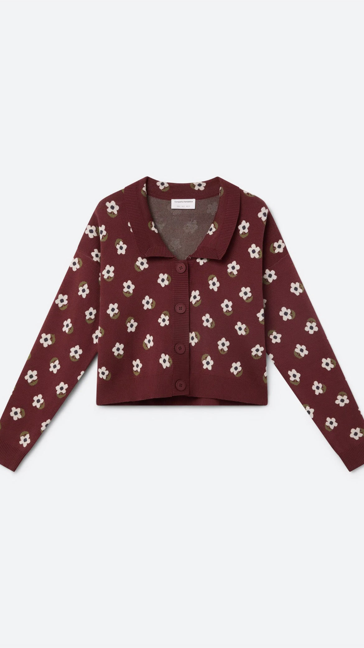 Cárdigan con estampado Santini