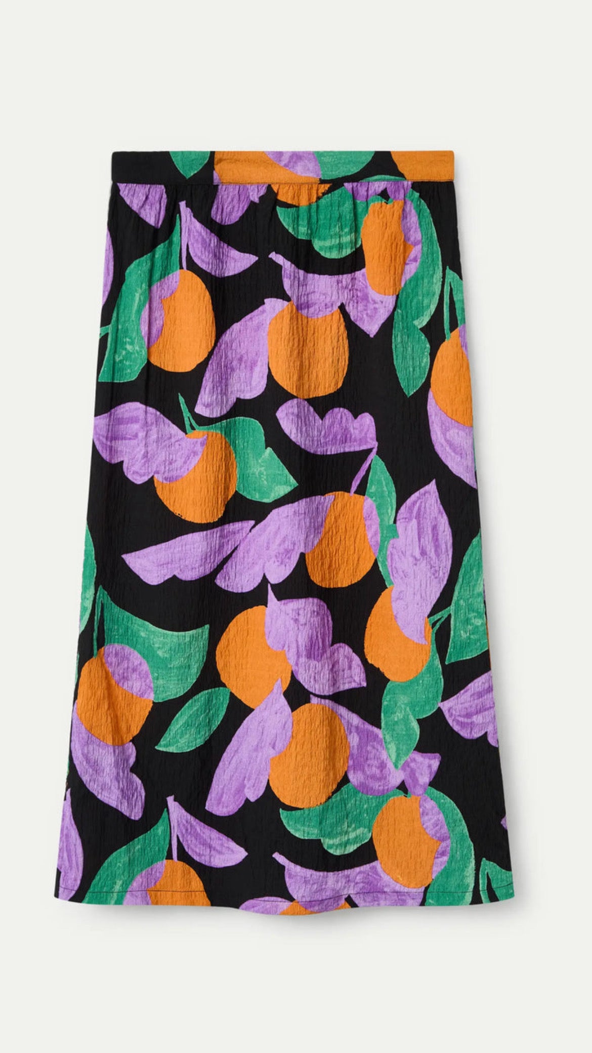 Falda midi con estampado Apricot