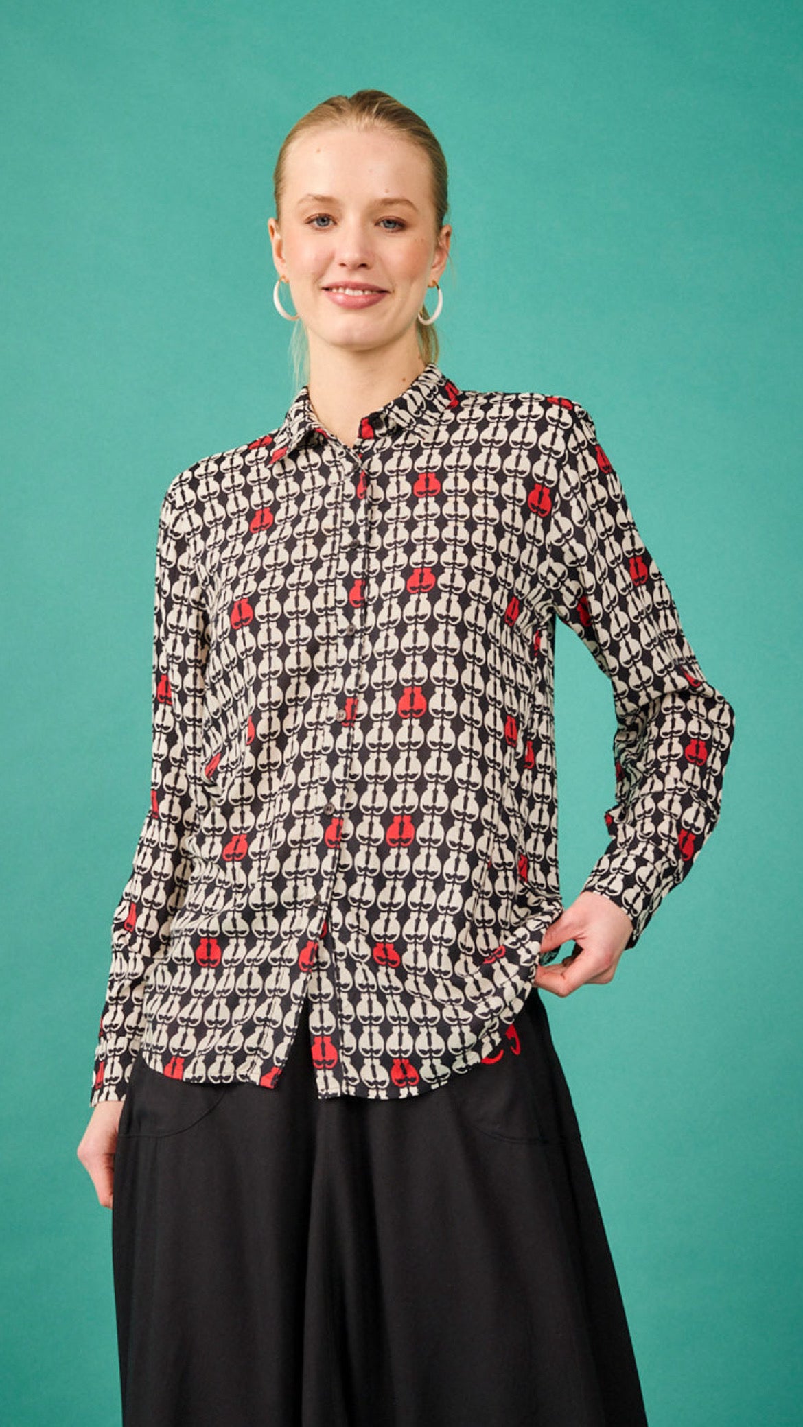 Camisa Atenas Gato Rojo