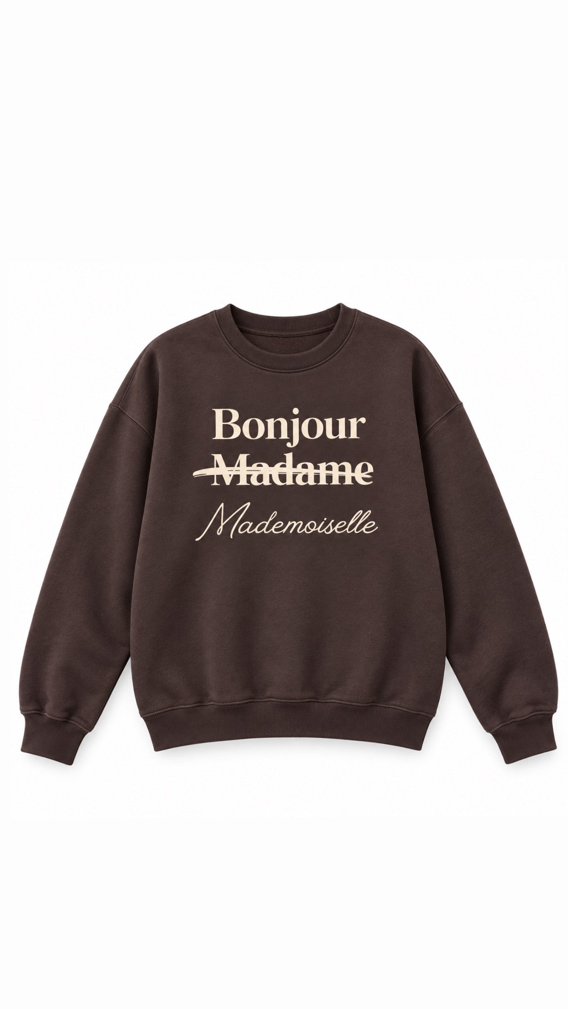 Sudadera Mademoiselle Chocolate