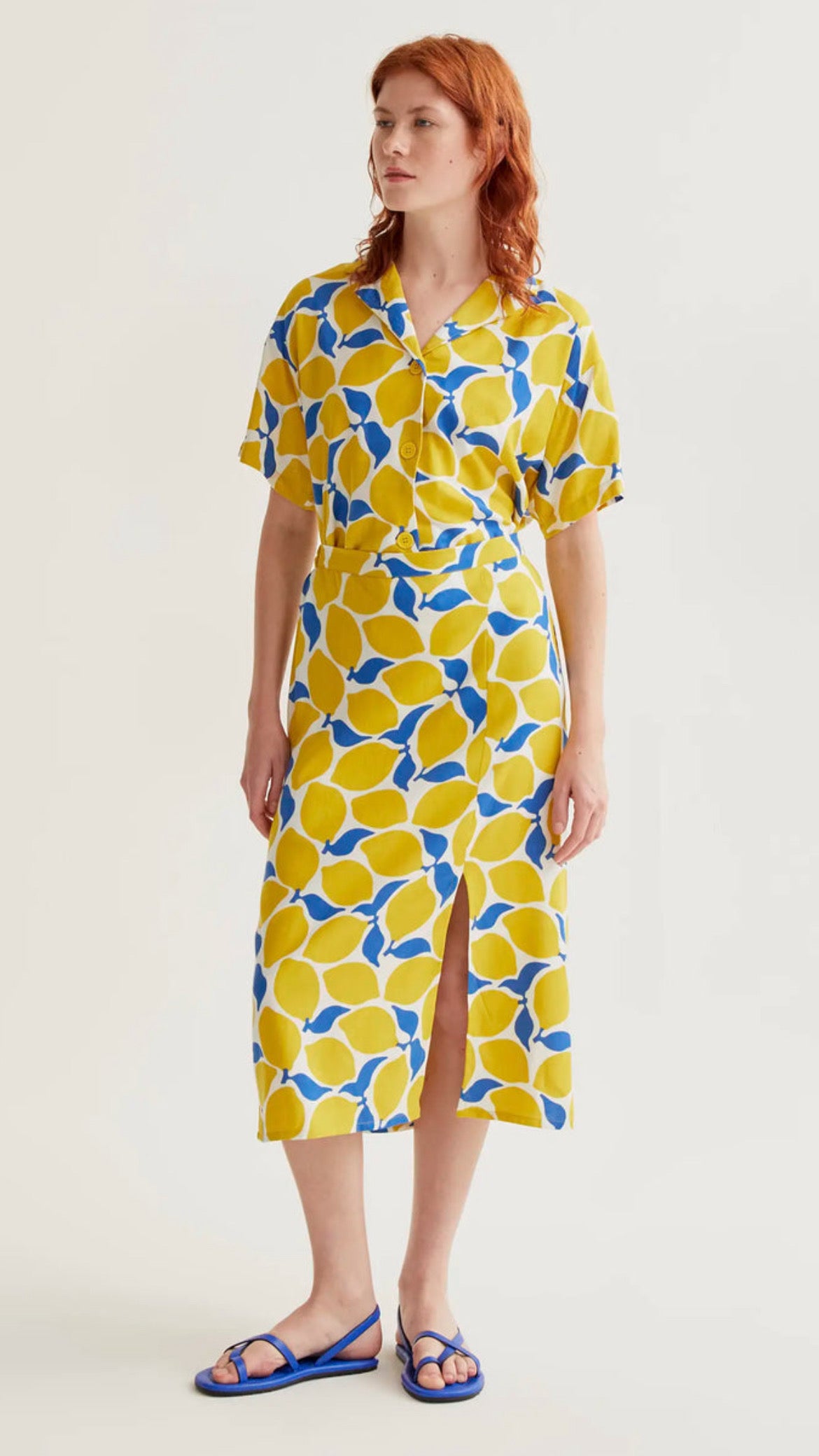 Falda con estampado Limoncello (R)