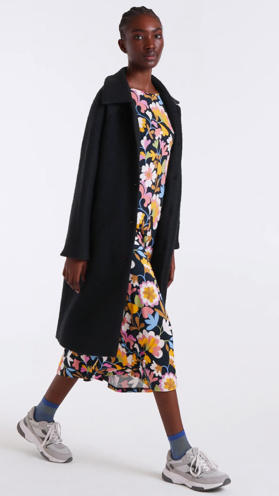 Vestido midi con estampado Baboushka