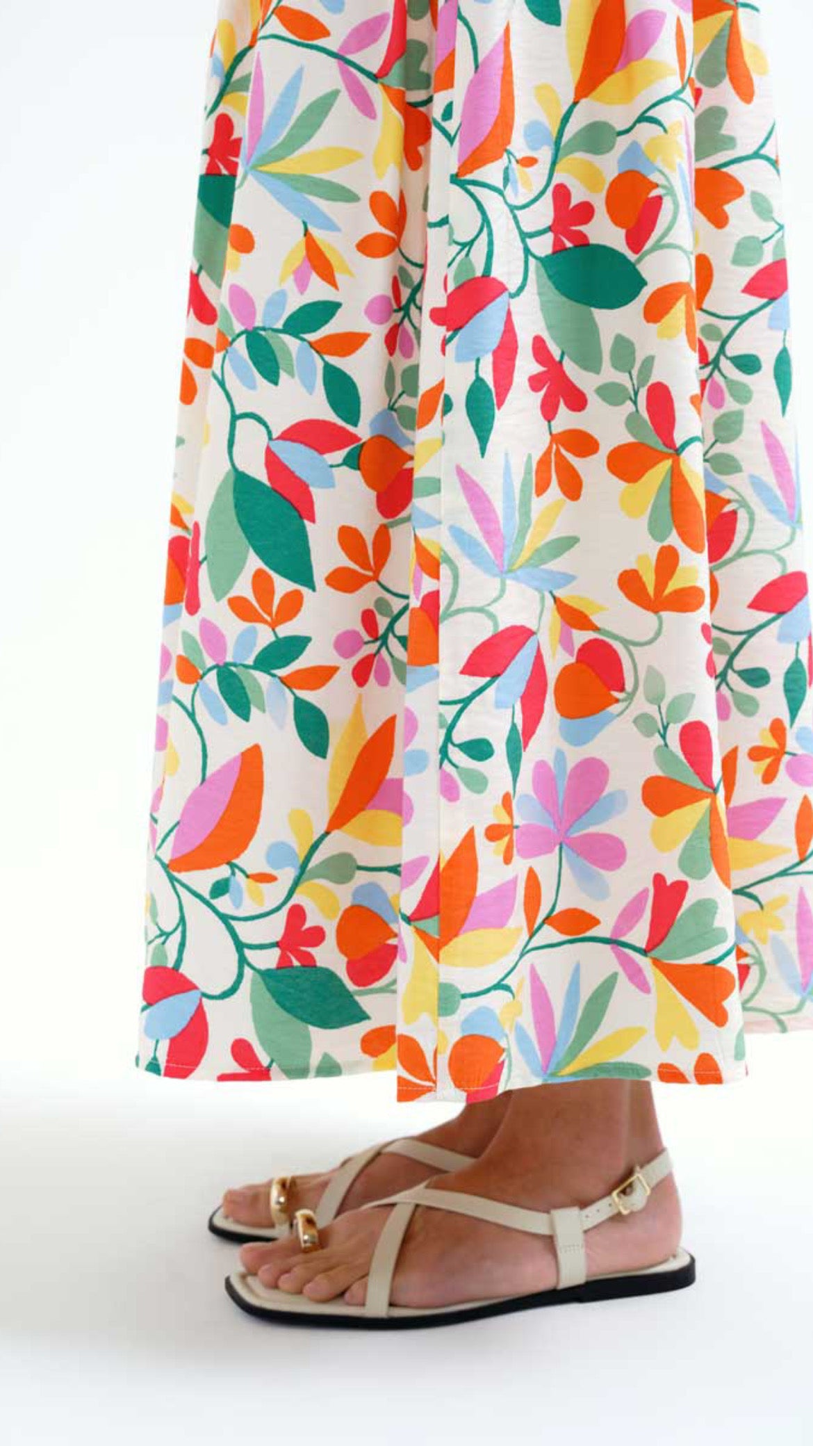 Falda larga estampado Lotto