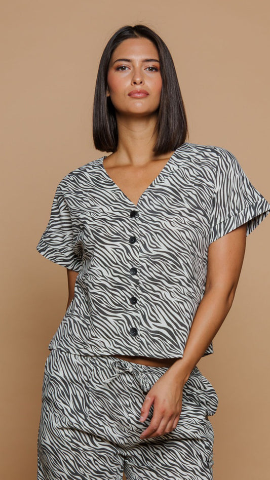 Zebra Top