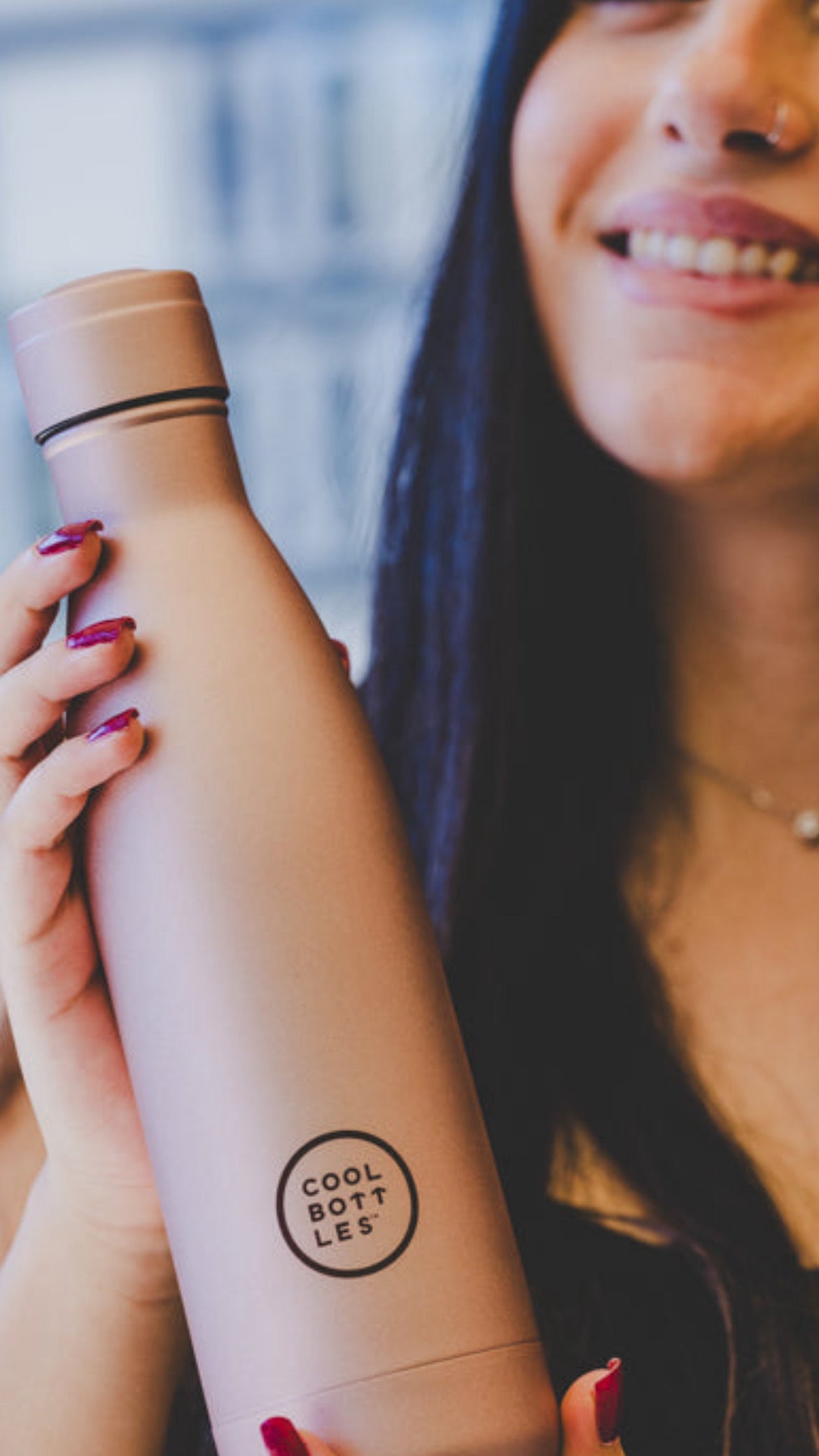 Botella Cool Bottle 500 ml Metallic Rose