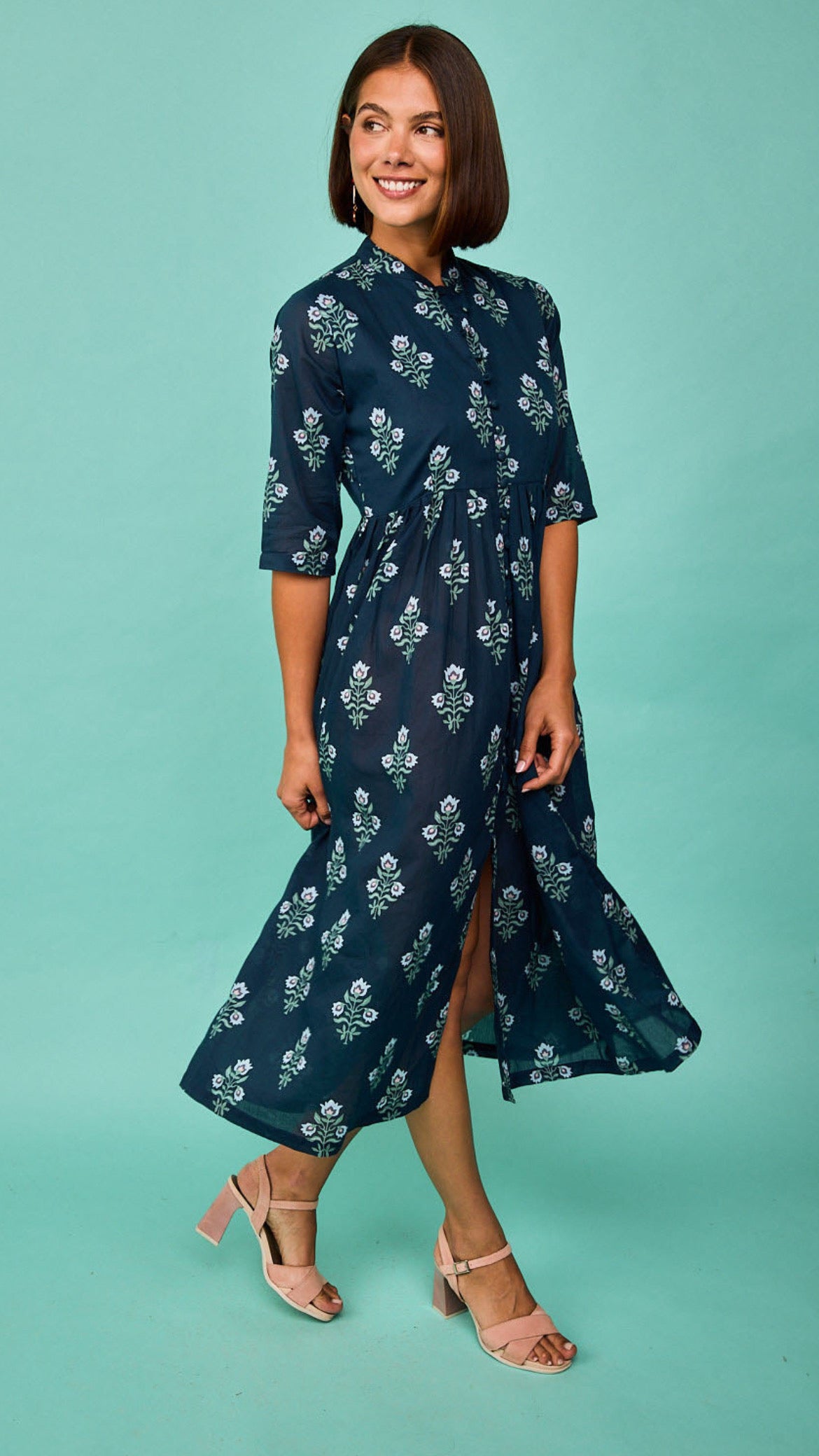 Vestido Avilés Marino