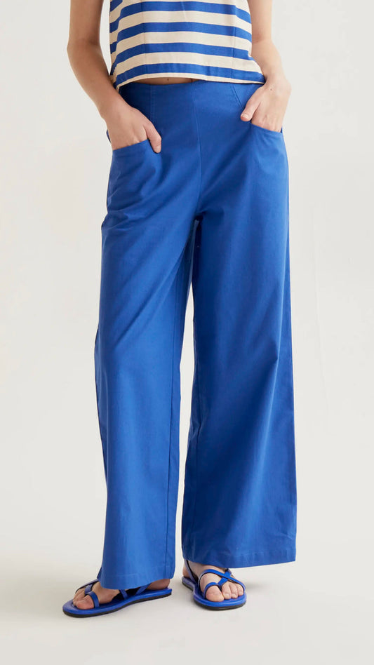 Pantalón 100% algodón azul