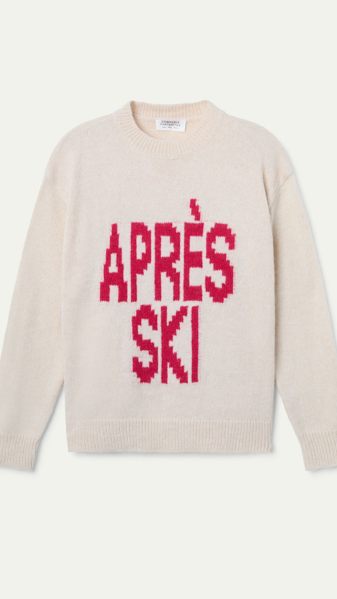Jersey jacquard con estampado Après Ski
