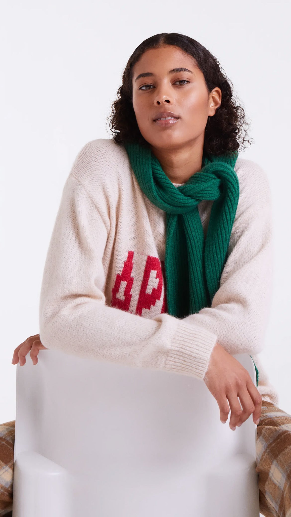 Jersey jacquard con estampado Après Ski