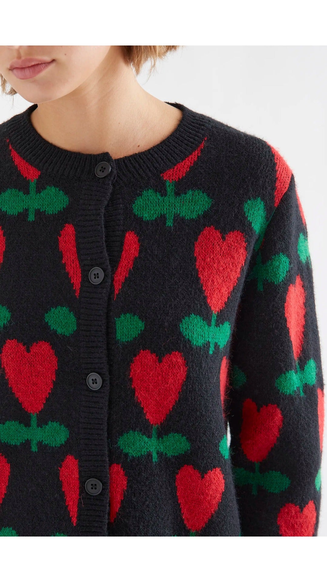 Cárdigan con estampado Ciclamen - 3
