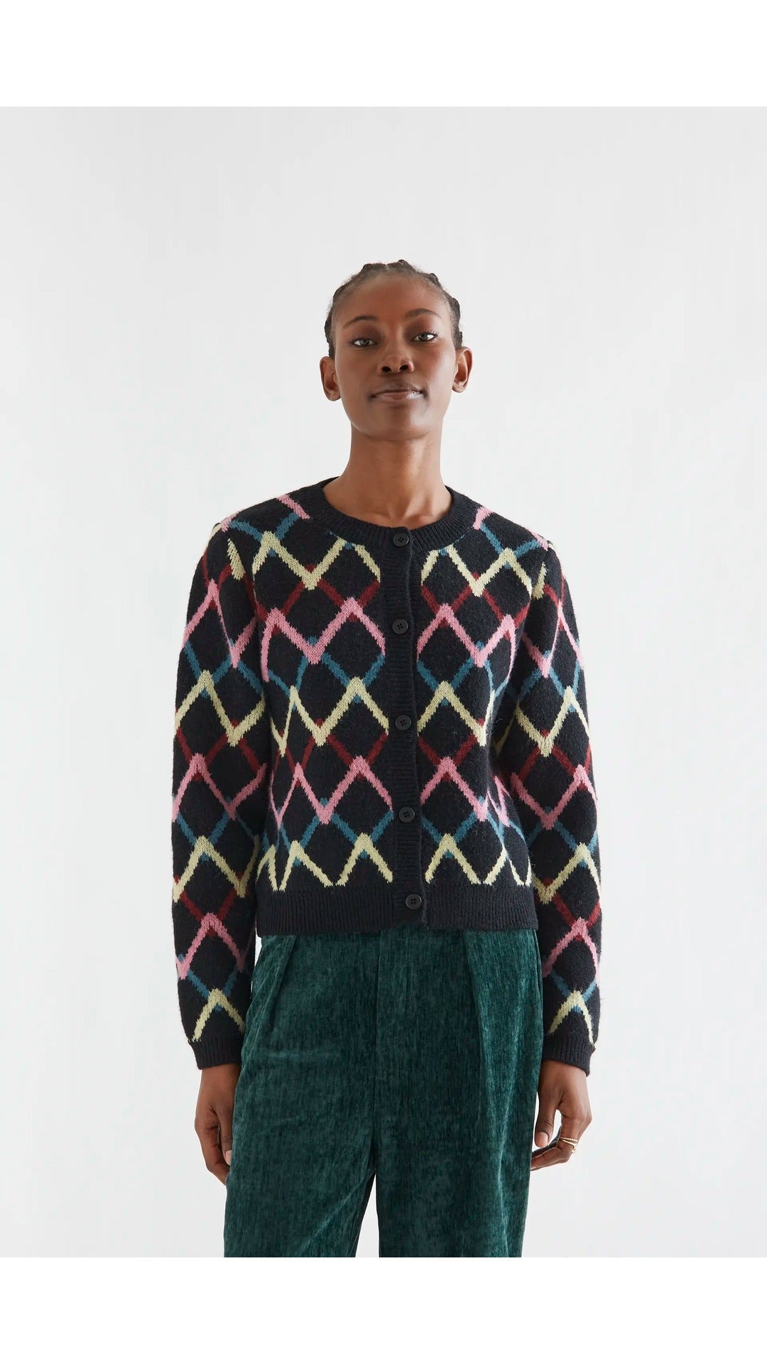 Cárdigan con estampado Skein - 1