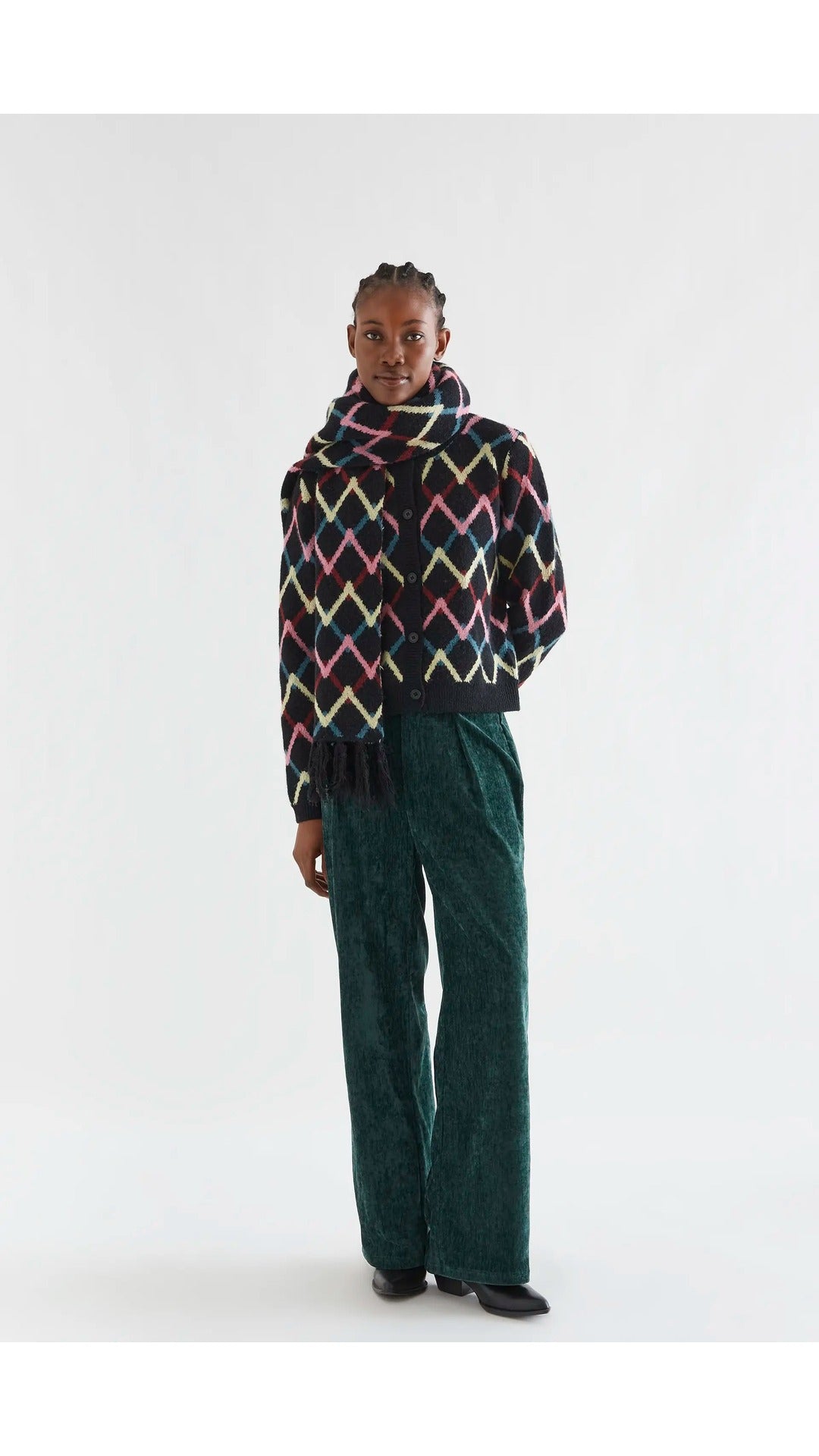 Cárdigan con estampado Skein - 4
