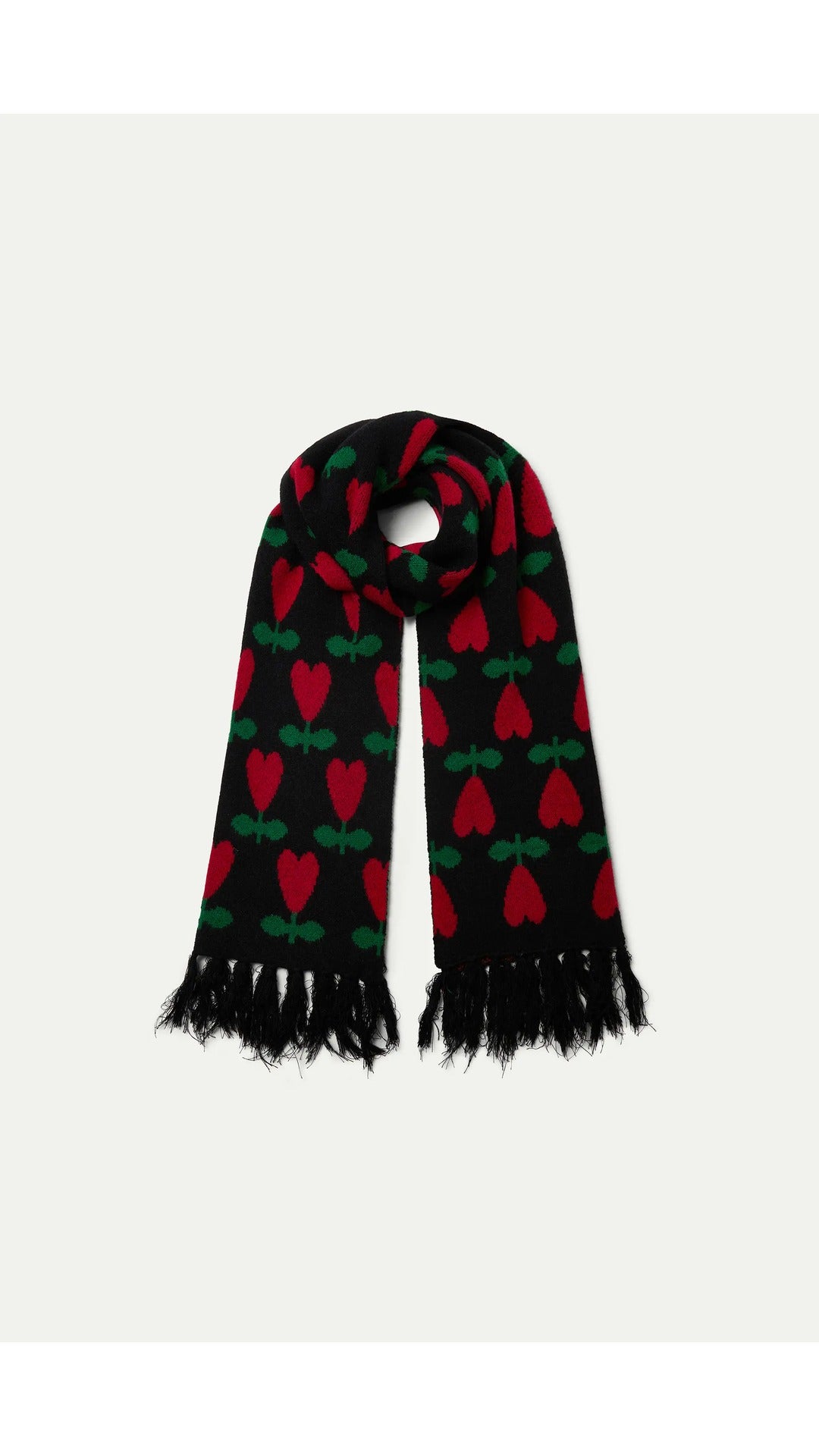 Bufanda con estampado Ciclamen - 3