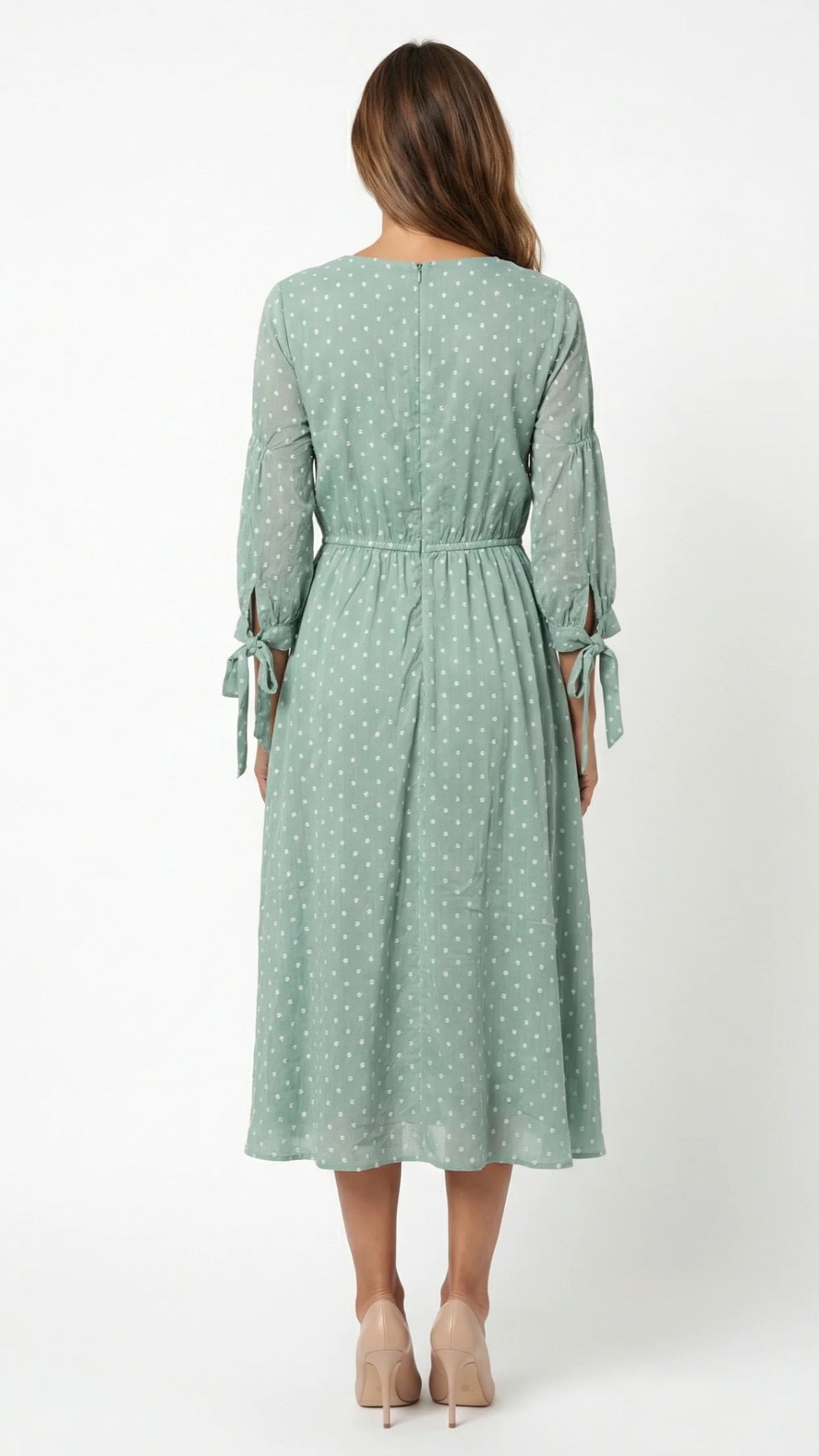 Vestido Rive Gauche Verde