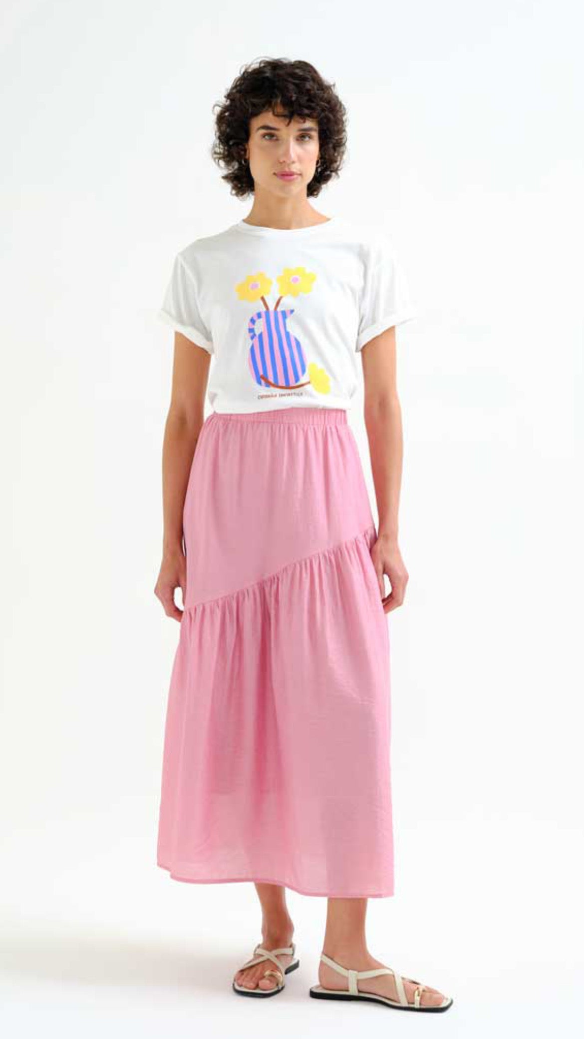 Camiseta con estampado jarrón Compañía Fantástica