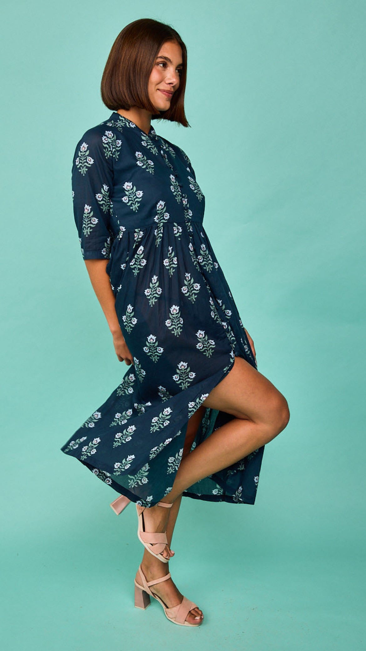 Vestido Avilés Marino