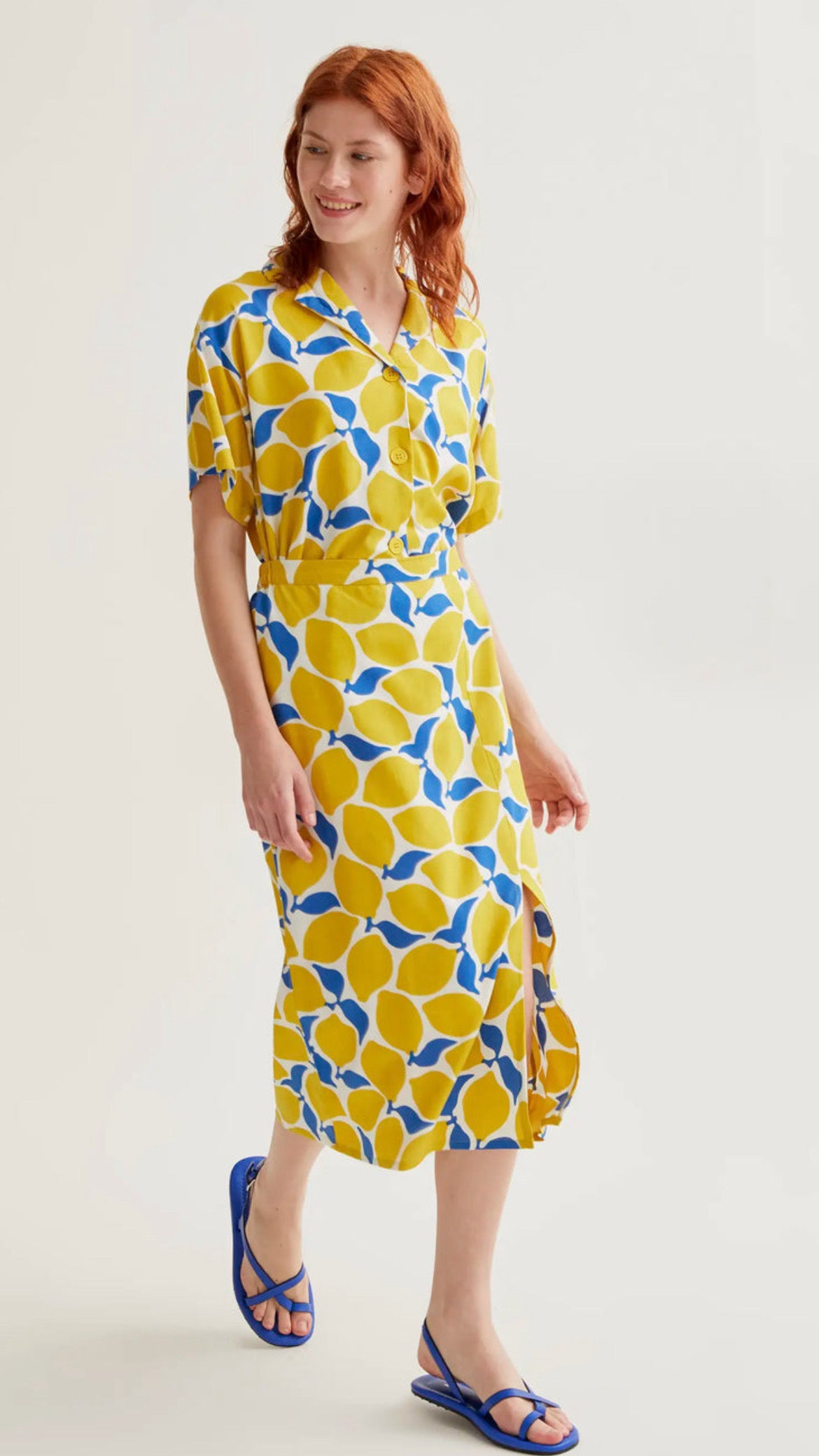 Falda con estampado Limoncello (R)