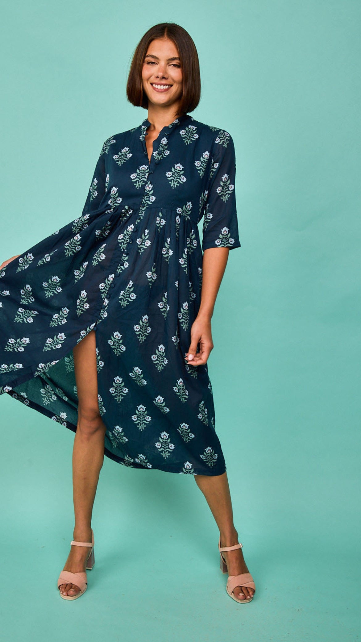 Vestido Avilés Marino