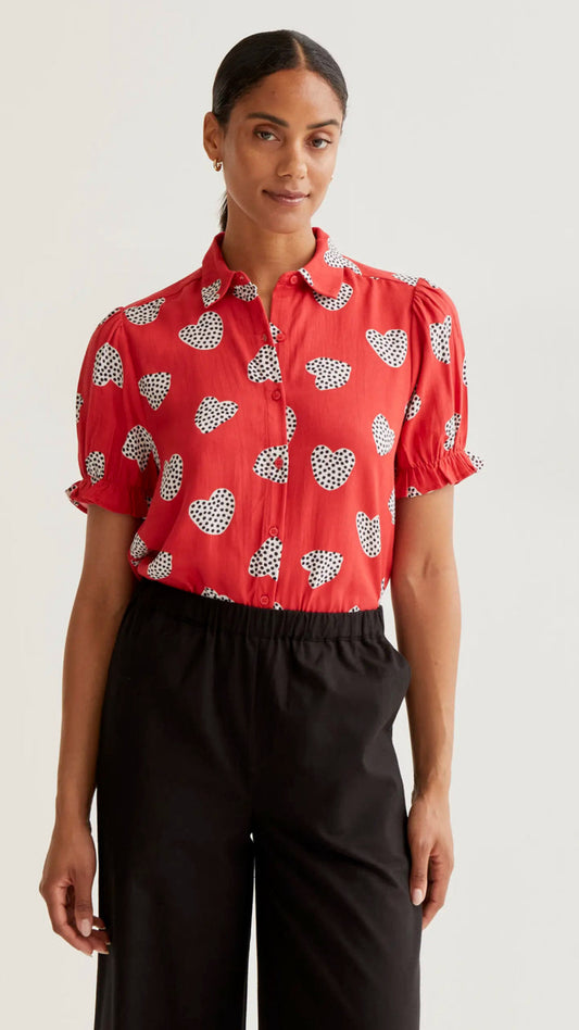 Camisa con estampado Harmony Red