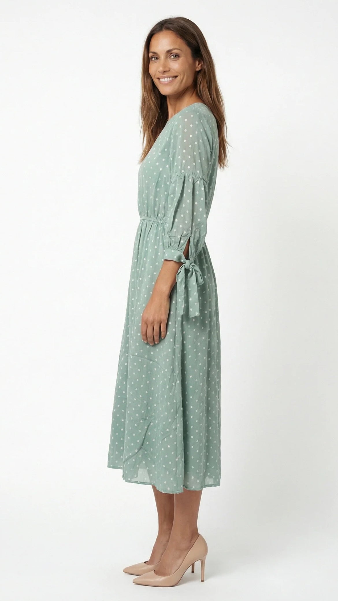 Vestido Rive Gauche Verde