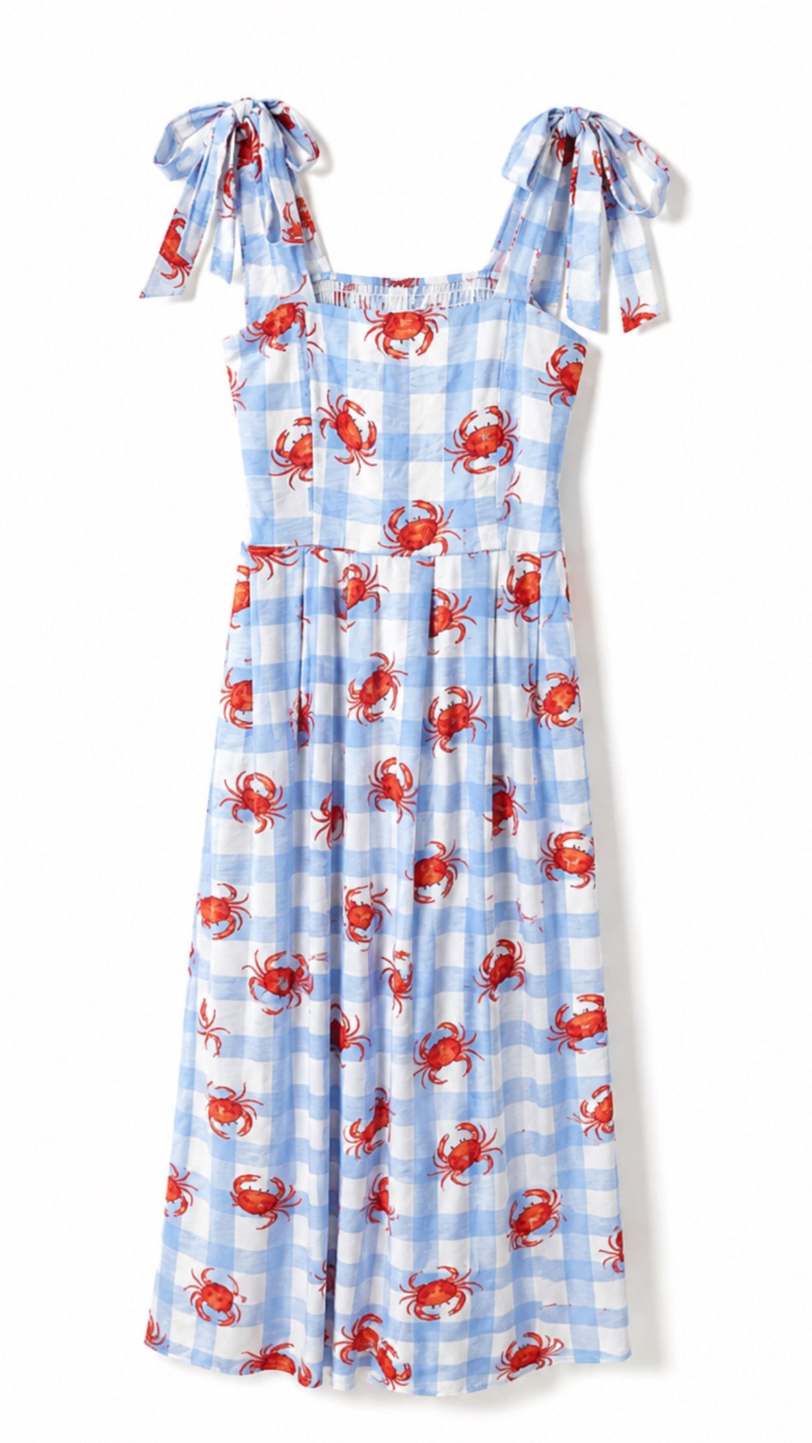 Vestido Positano Cangrejo