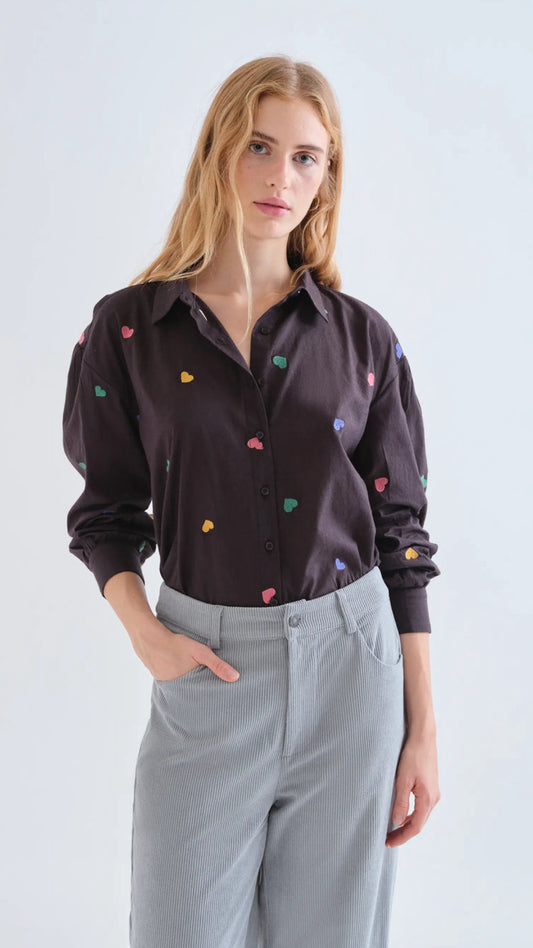 Camisa con estampado Candy