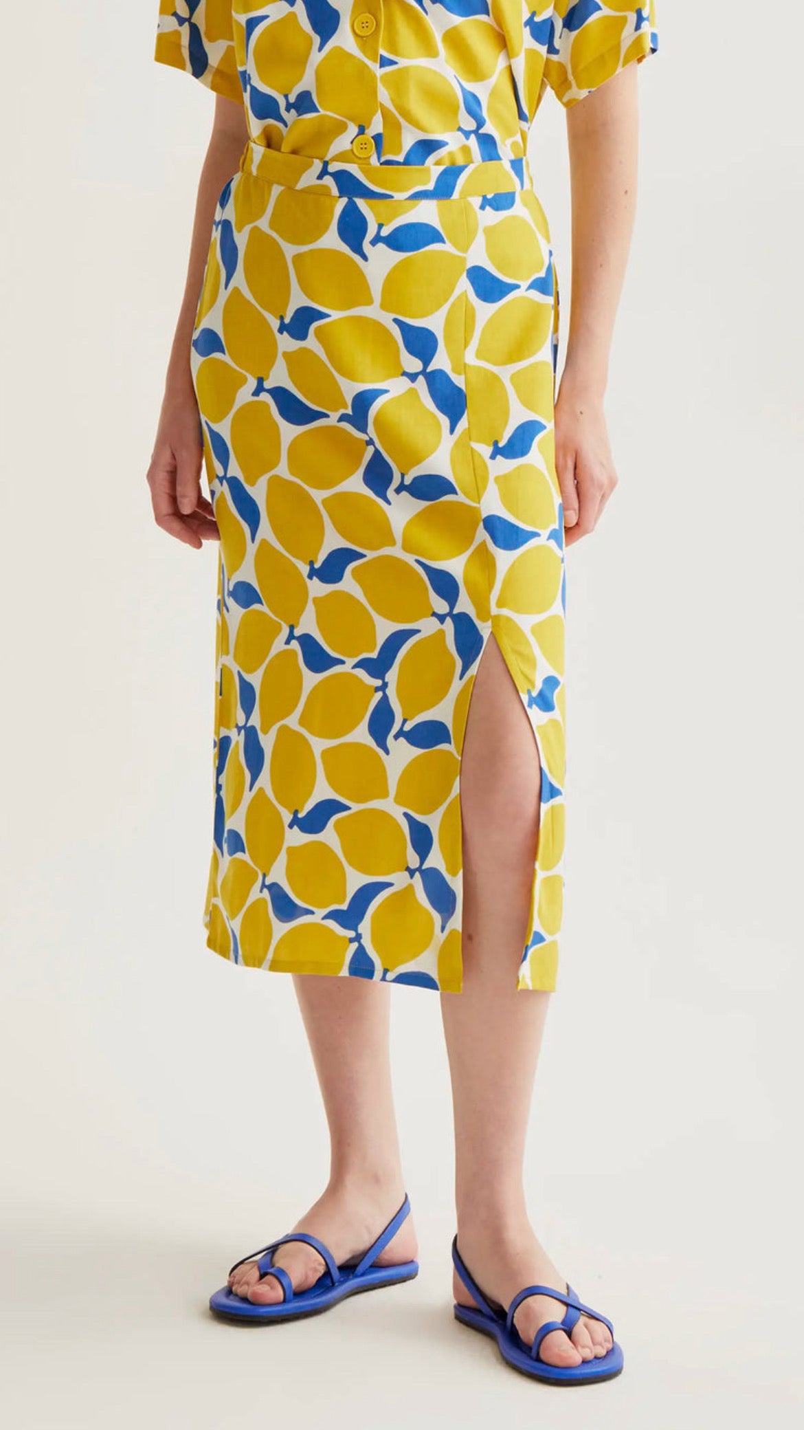 Falda con estampado Limoncello (R)