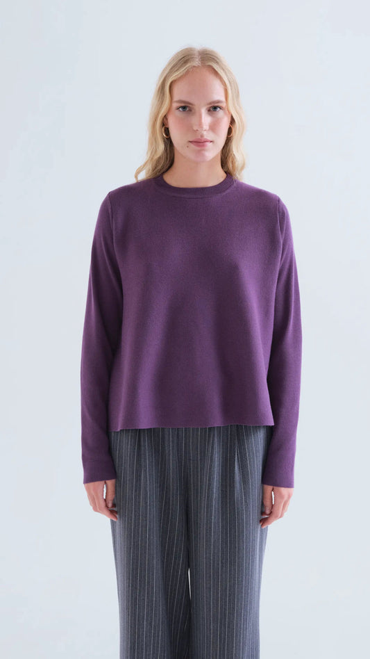 Jersey básico morado