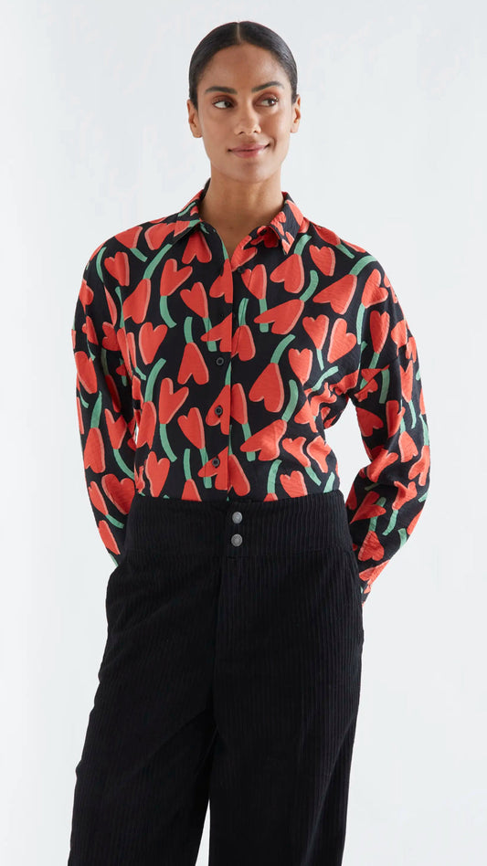 Camisa con estampado Ciclamen