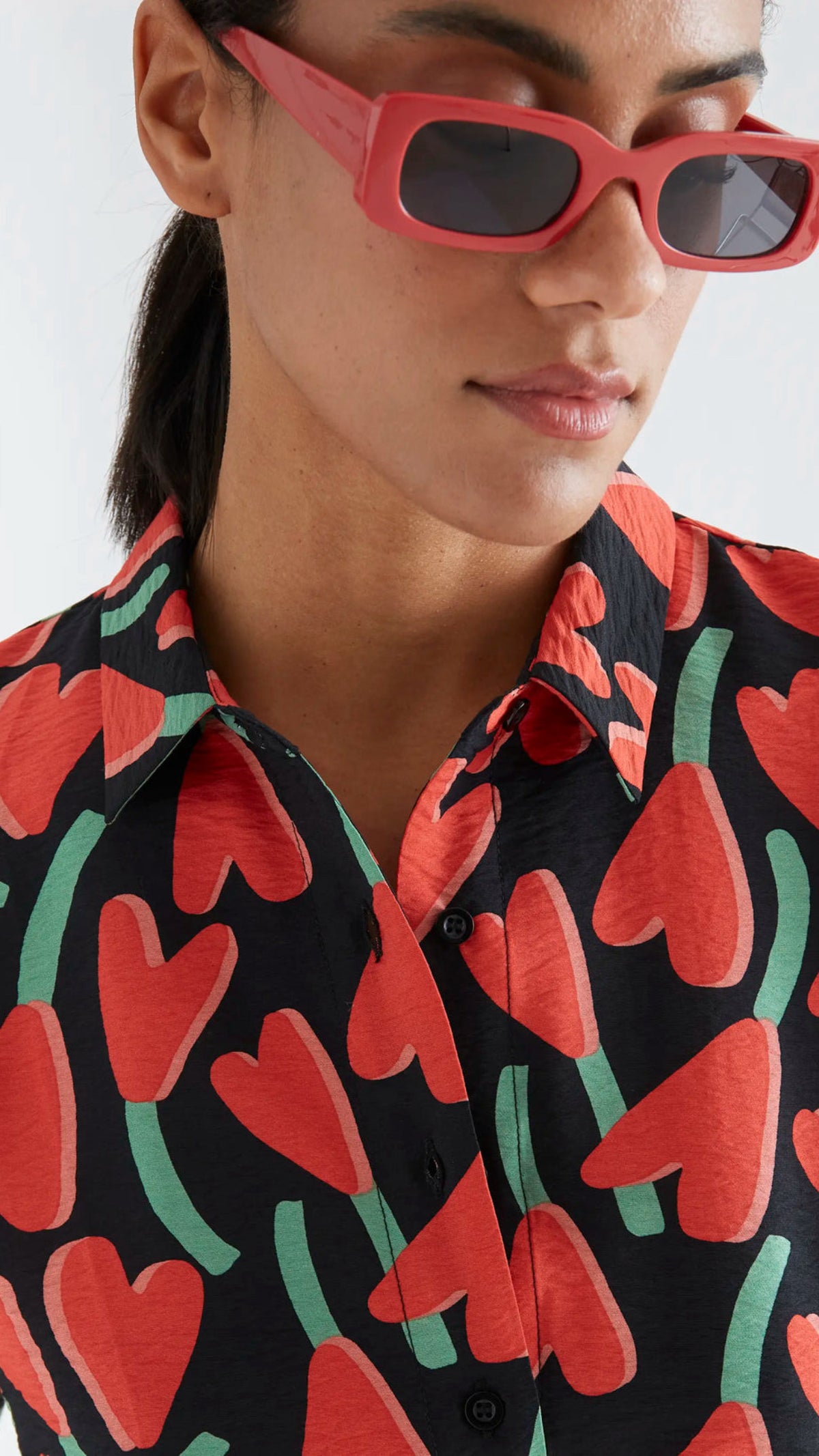 Camisa con estampado Ciclamen