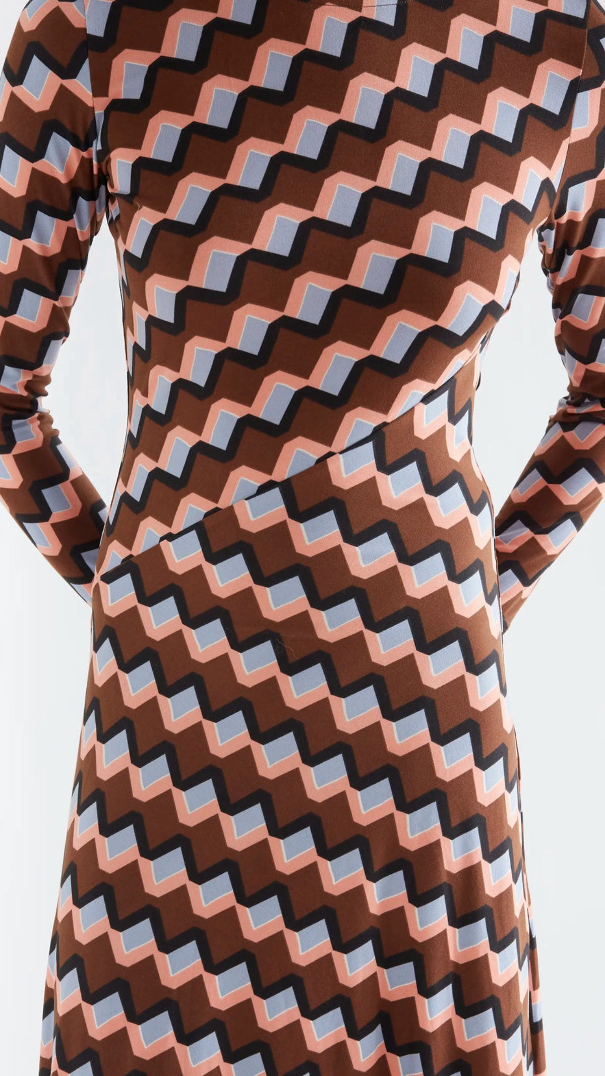 Vestido midi con estampado Scala