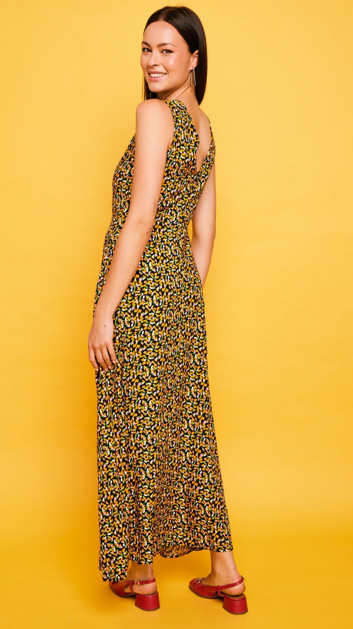 Vestido Comillas Negro