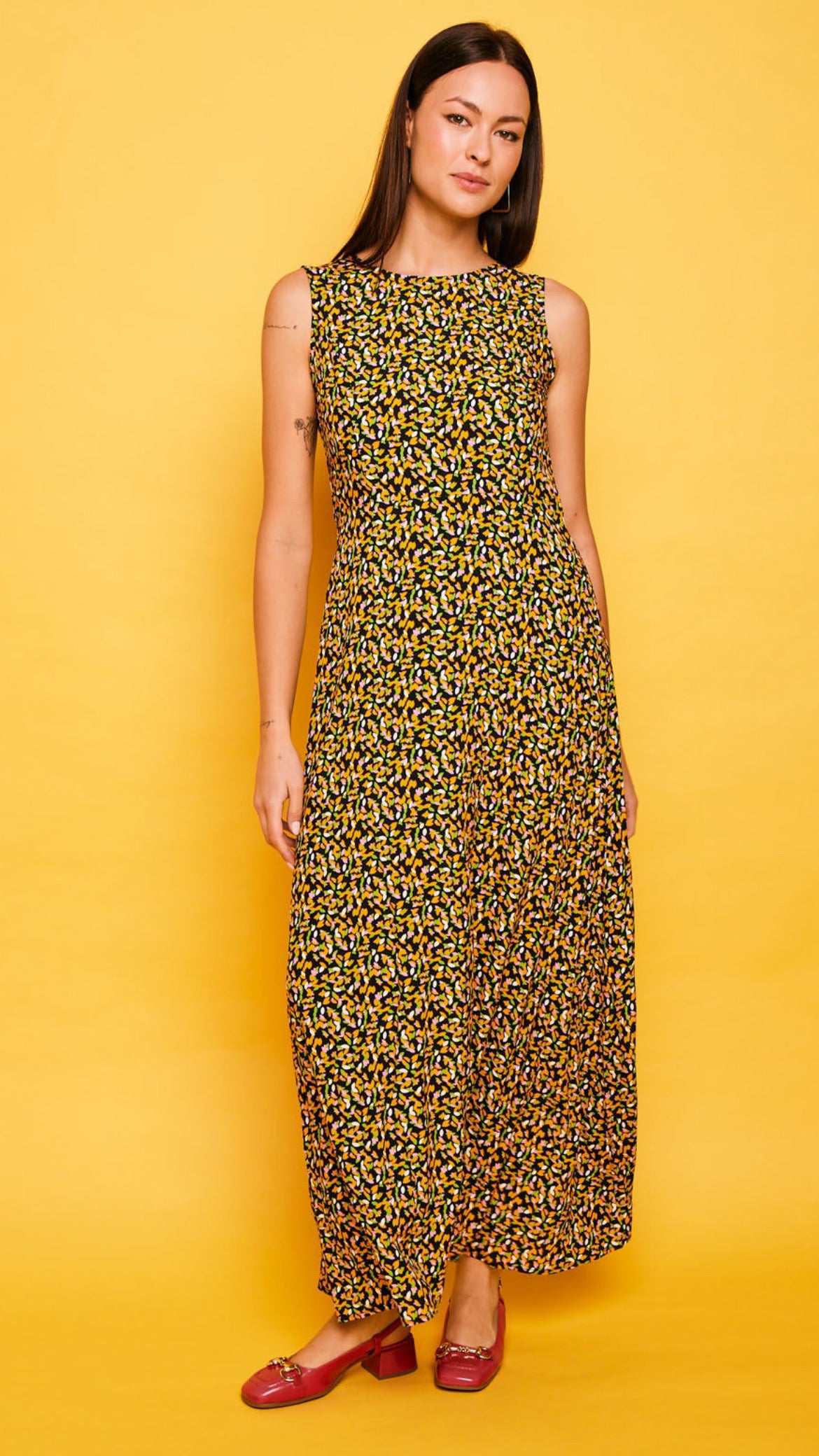 Vestido Comillas Negro