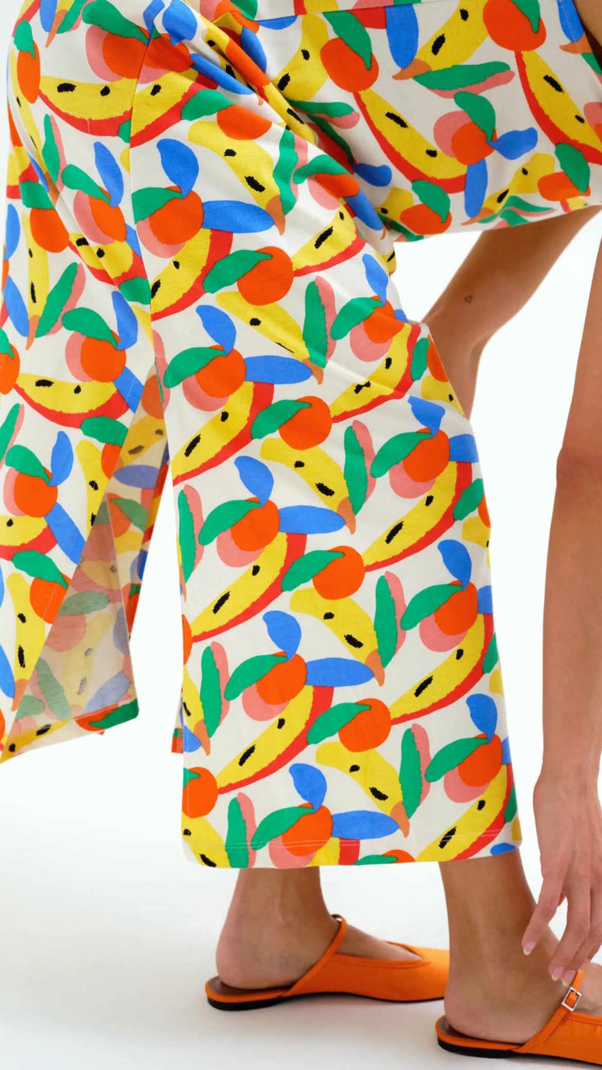 Vestido largo con estampado de Tutti Frutti Small