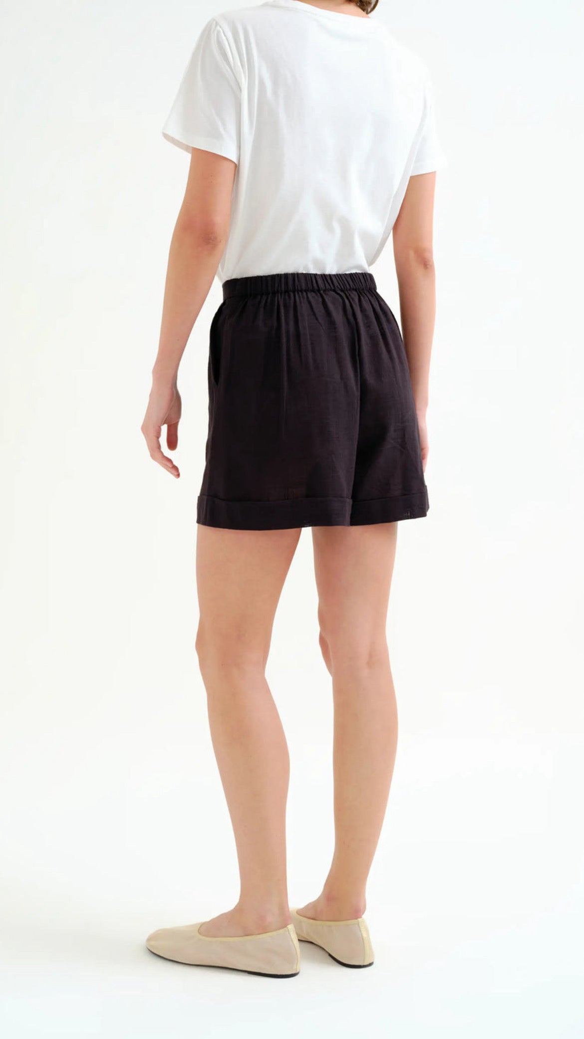 Shorts 100% algodón negro