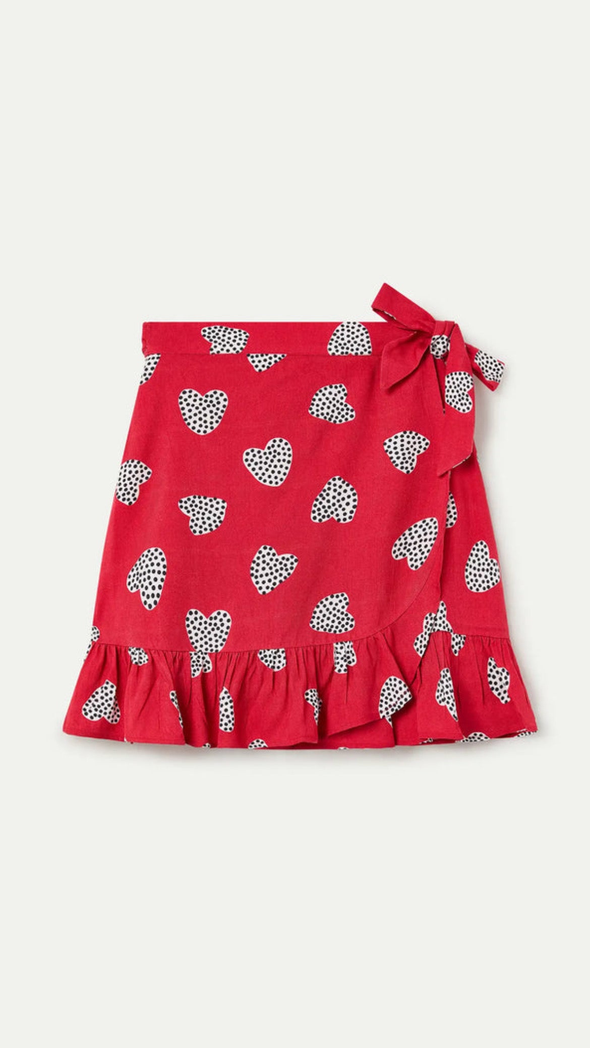 Falda corta con estampado Harmony Red