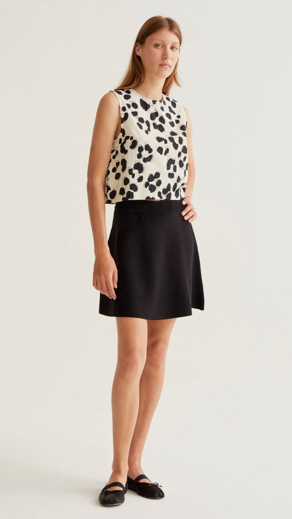 Top con estampado Dalmatian