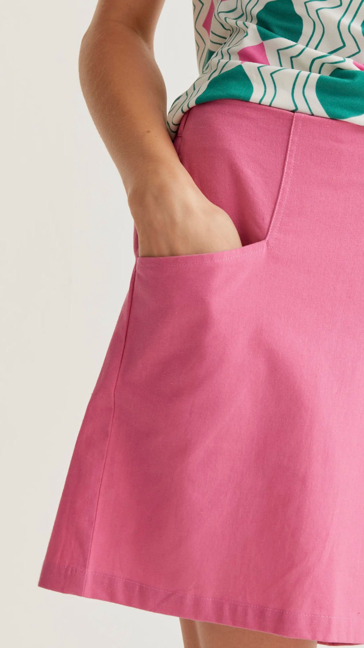 Shorts 100% algodón rosa