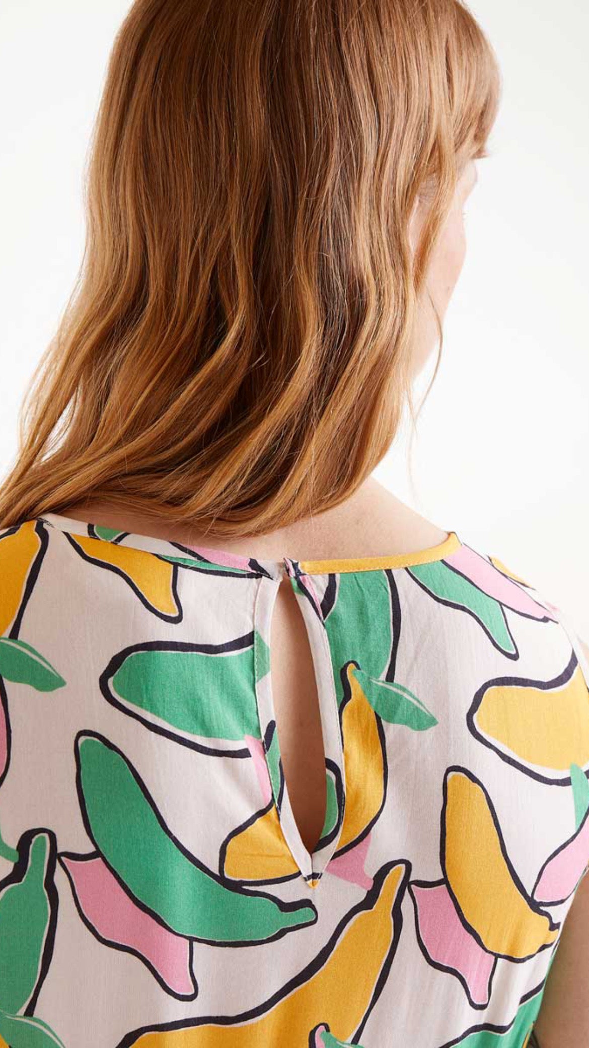 Vestido estampado Banana