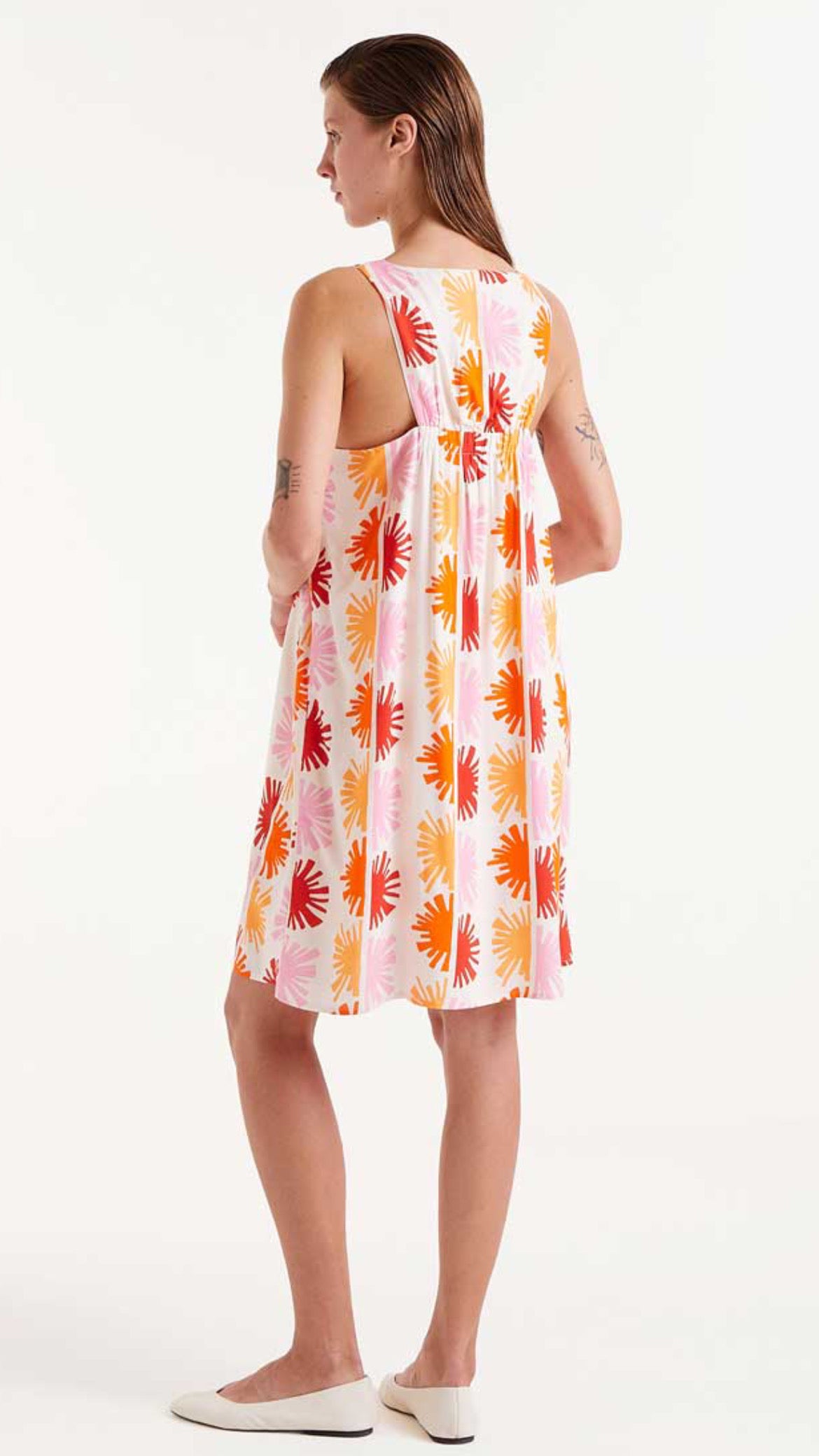 Vestido corto estampado Solei