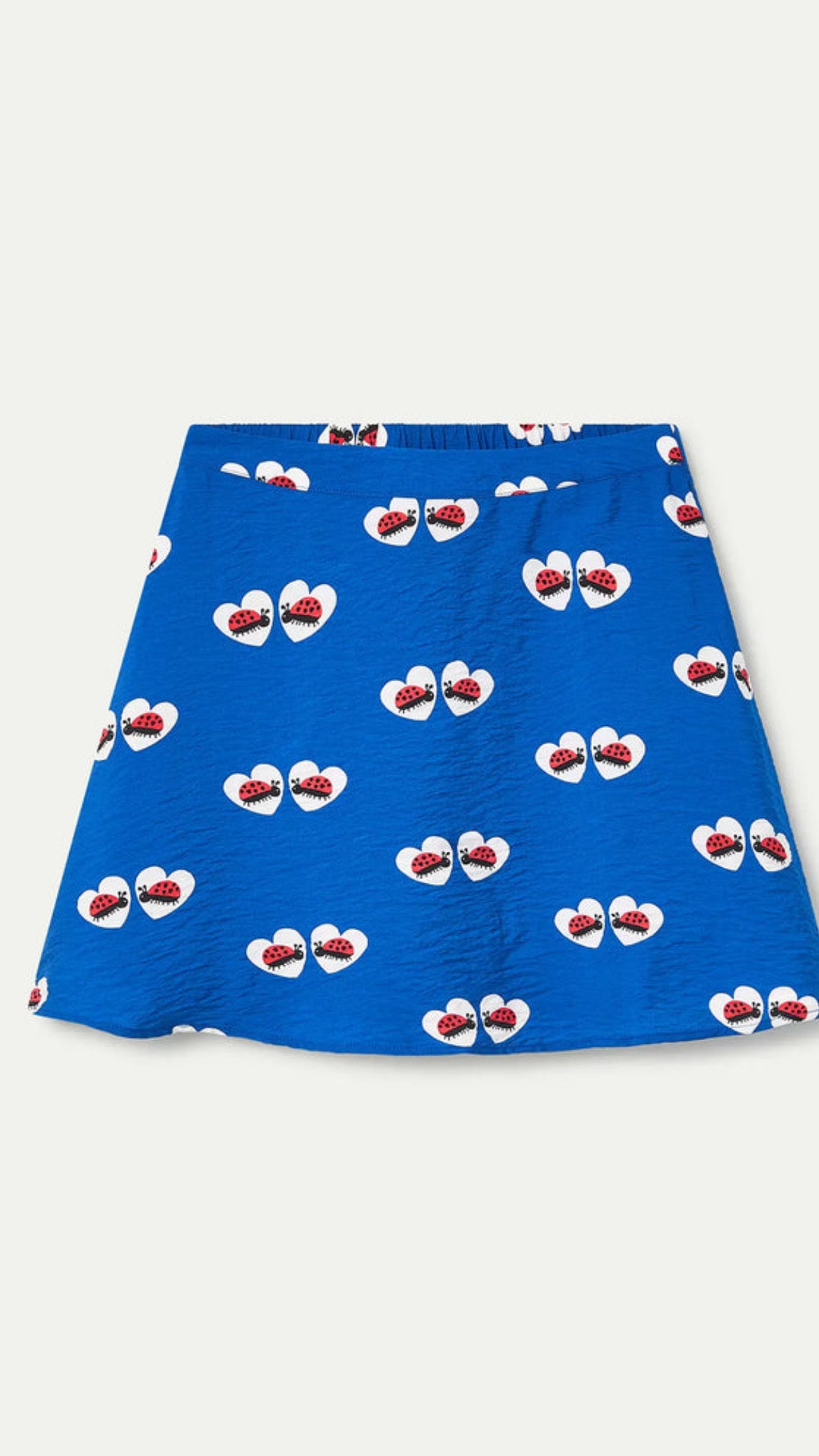 Falda corta con estampado Coccinella